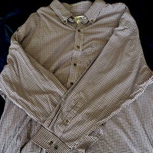 Maroon Men’s Big & Tall Long Sleeve Button Down